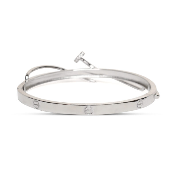 Cartier Nail Bracelet in 92.5 Silver - Elegant and Understated Luxury Jewelry - Image 2