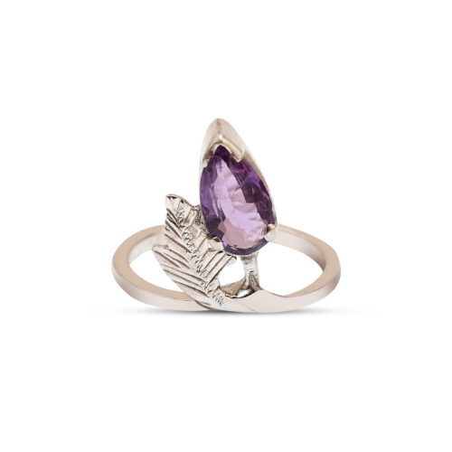 Purple Reign 92.5 Sterling Silver Amethyst Ring